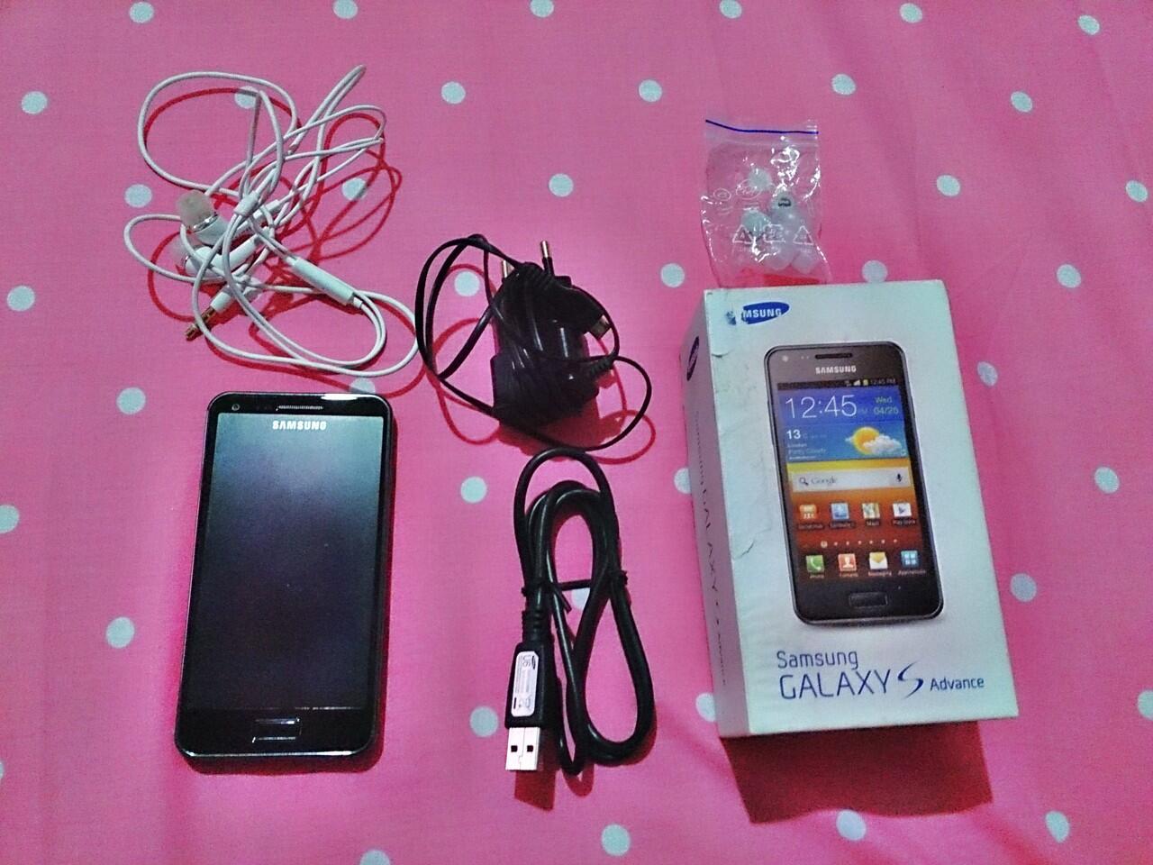 SAMSUNG GALAXY S ADVANCE BLACK FULLSET