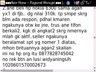 Rekening Penipuan Bank BTN an. Lusi Widyaningsih 1020.60157.000.2673