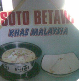 Malaysia Klaim Soto Betawi