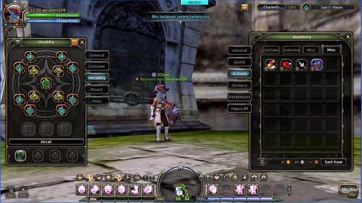 J>Char DN Ina Server Vestinel Saint Cleric