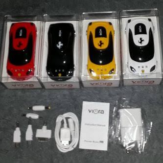 Power Bank Viora Model mobil Ferrari 5600 mAh