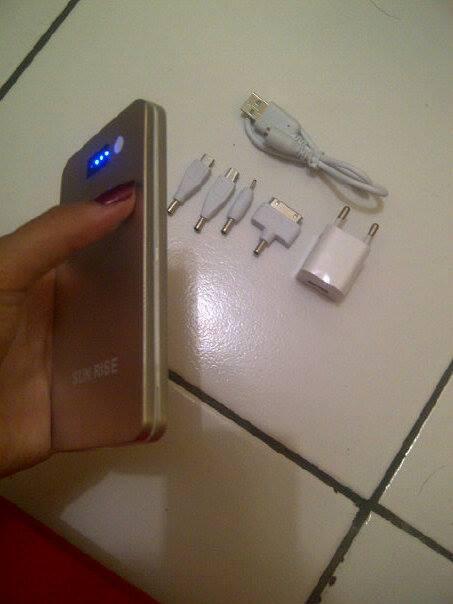 Power Bank Slim Sun Rise 5600 Mah harga RATA!!!