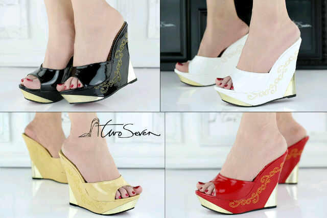SEPATU HIGH HEELS, WEDGES, FLAT, SANDAL TWOSEVEN, TREASURE, VINE WEST
