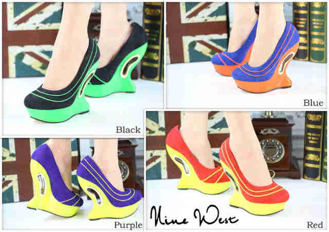 SEPATU HIGH HEELS, WEDGES, FLAT, SANDAL TWOSEVEN, TREASURE, VINE WEST