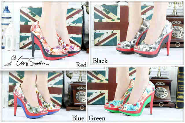 SEPATU HIGH HEELS, WEDGES, FLAT, SANDAL TWOSEVEN, TREASURE, VINE WEST