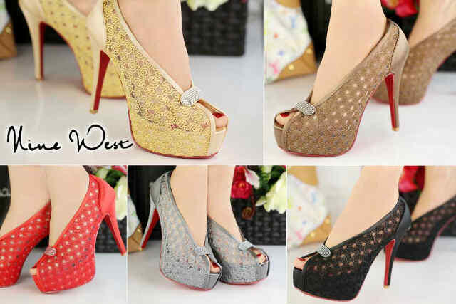 SEPATU HIGH HEELS, WEDGES, FLAT, SANDAL TWOSEVEN, TREASURE, VINE WEST