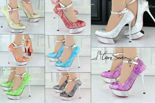 SEPATU HIGH HEELS, WEDGES, FLAT, SANDAL TWOSEVEN, TREASURE, VINE WEST