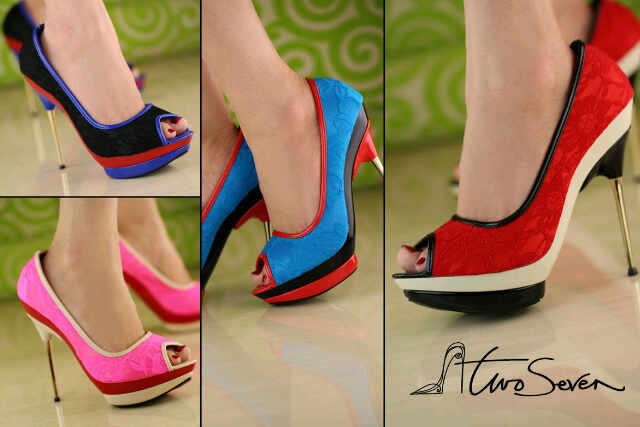 SEPATU HIGH HEELS, WEDGES, FLAT, SANDAL TWOSEVEN, TREASURE, VINE WEST