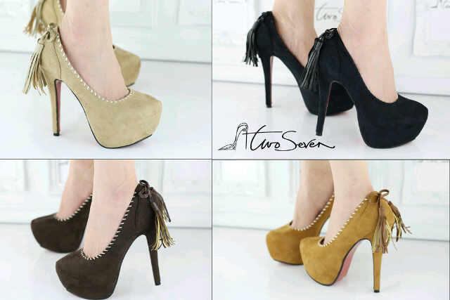SEPATU HIGH HEELS, WEDGES, FLAT, SANDAL TWOSEVEN, TREASURE, VINE WEST