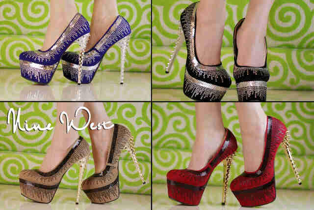 SEPATU HIGH HEELS, WEDGES, FLAT, SANDAL TWOSEVEN, TREASURE, VINE WEST