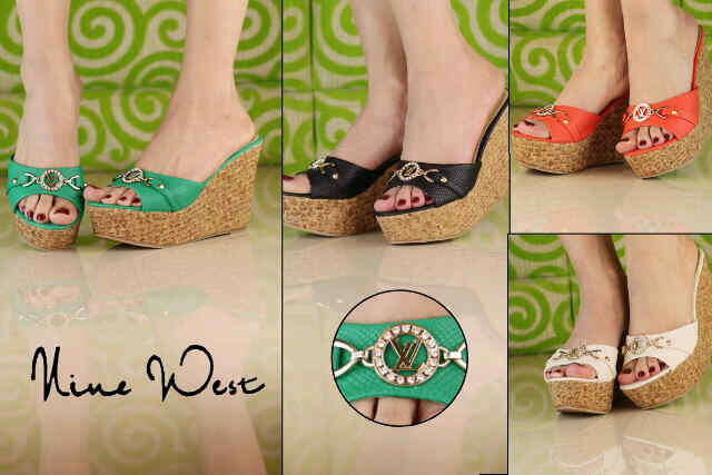 SEPATU HIGH HEELS, WEDGES, FLAT, SANDAL TWOSEVEN, TREASURE, VINE WEST