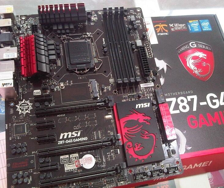 Terjual BNIB - harga jual motherboard MSI Z87-GD65 Gaming 
