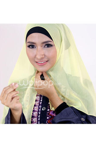 Tampil Cantik dengan Variasi Hijab Polos, Ini Tutorialnya