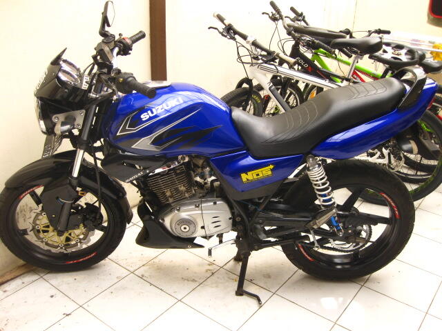 Terjual (jual) suzuki thunder 125 thn 2008 (banyak bonus 
