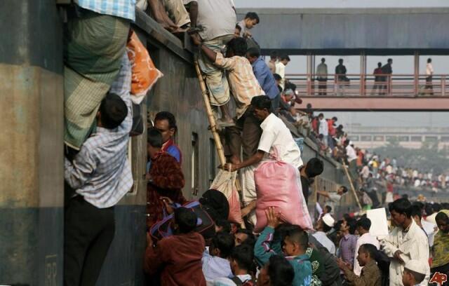 Suasana Mudik di Bangladesh Lebih Parah Dari Indonesia