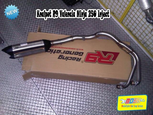 Knalpot R9 Valencia Ninja 250 Inject