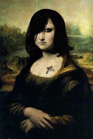 Lukisan Monalisa Yang Kocak asli ngakak