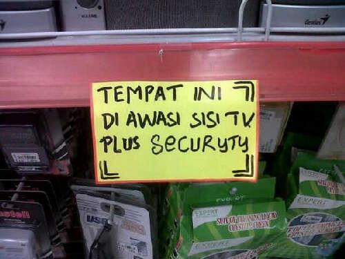 Tulisan yang &quot;Langka&quot; di tempat umum