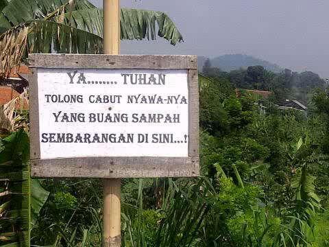 Tulisan yang &quot;Langka&quot; di tempat umum