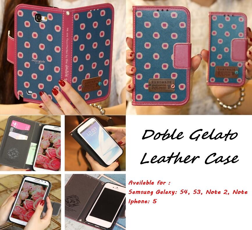 Diary Case / Leather Case for Samsung and Iphone import Korea