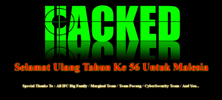 Ultah Malaysia, Hacker Indonesia Beraksi