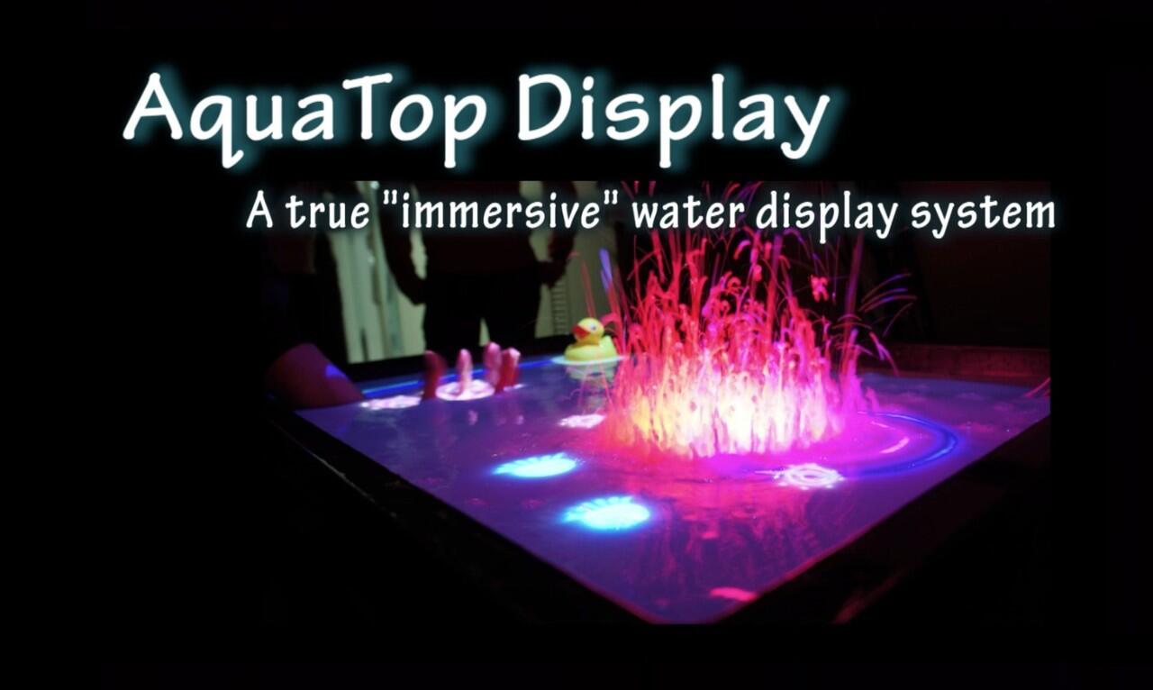 AquaTop Display, Prototipe Layar Gadget Menggunakan Air