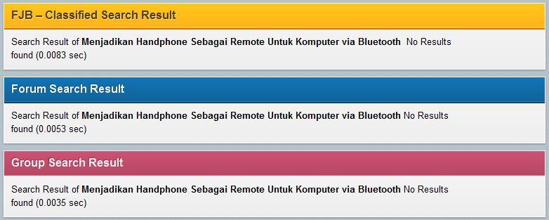 Menjadikan Handphone Sebagai Remote Untuk Komputer via Bluetooth