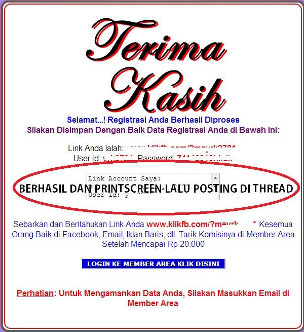 Hanya Klik Daftar (GRATIS) = CENDOL