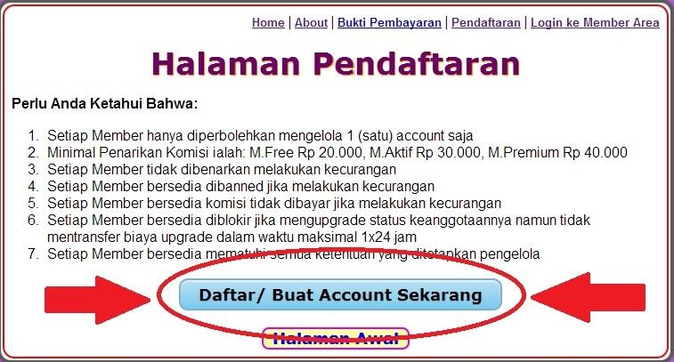 Hanya Klik Daftar (GRATIS) = CENDOL