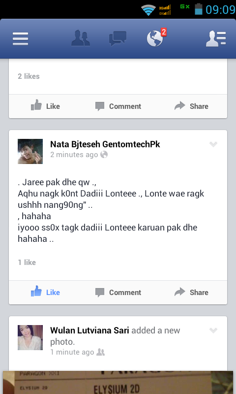 temen pesbuk ane gokil gan :D