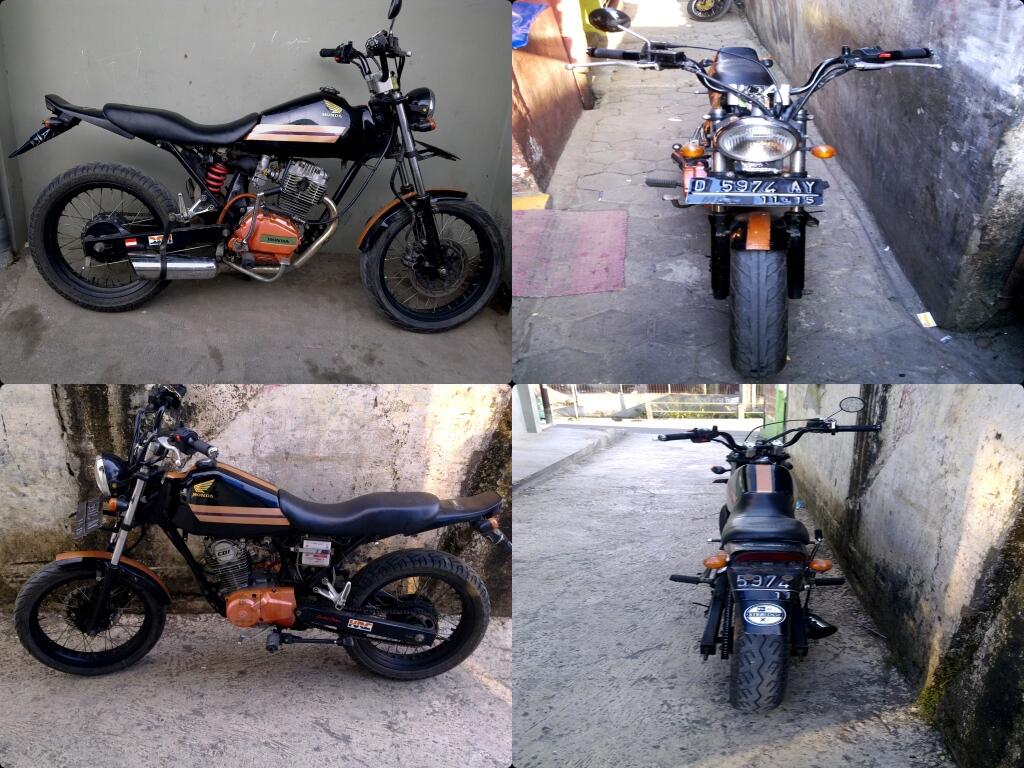 Cari WTS Honda GL 100 Th 93 Rasa Tiger Modif Japstyle Ala Honda