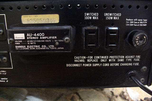 Amplifier Sansui AU-4400