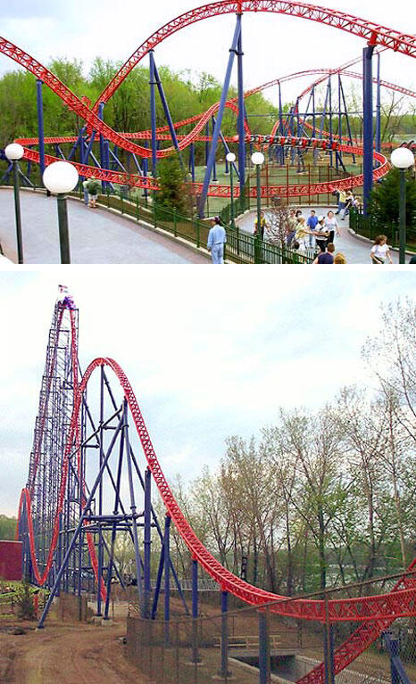 7 Rollercoaster terextreme didunia