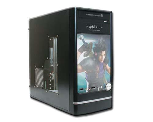 CASING POWER UP TRANSPARAN GAMING (psu 480watt) CUMA RP.195.000