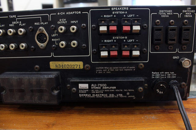 Amplifier Sansui AU-7500