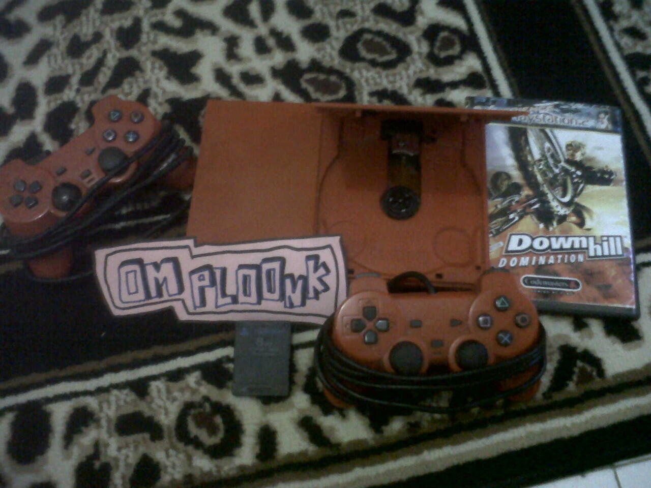 ps2 slim (playstation 2) 9006 merah (bisa optik dan matrix malang kota)