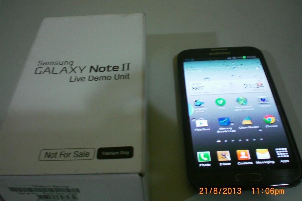 Samsung Galaxy Note II N7100 Live Demo Unit (Wifi only)
