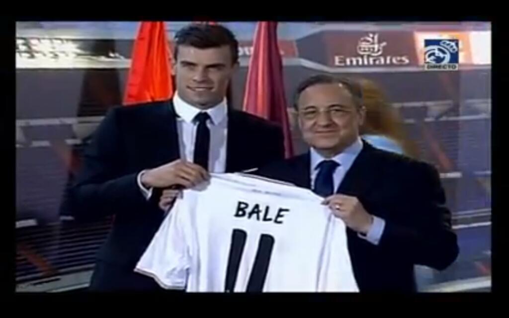 RESMI: Gareth Bale memakai jersey Real Madrid no 11. 