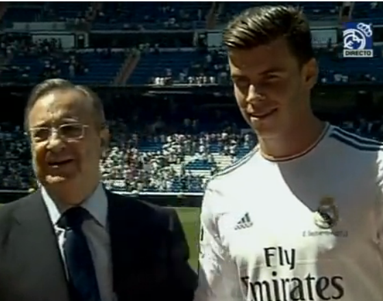 RESMI: Gareth Bale memakai jersey Real Madrid no 11. 