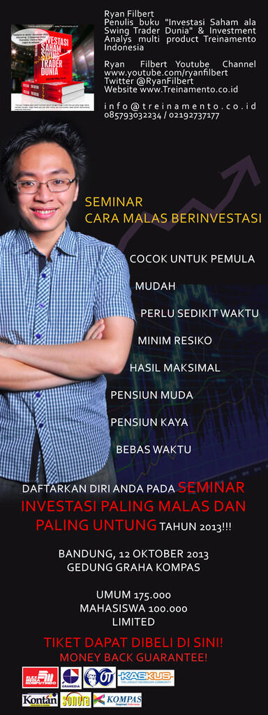 Seminar Cara Malas BerInvestasi - Bandung - 12 Oktober 2013 - PALING JOZZ!