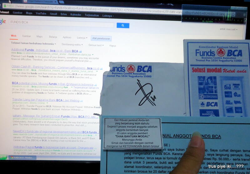 Ada yang pernah tahu Funds BCA ...???