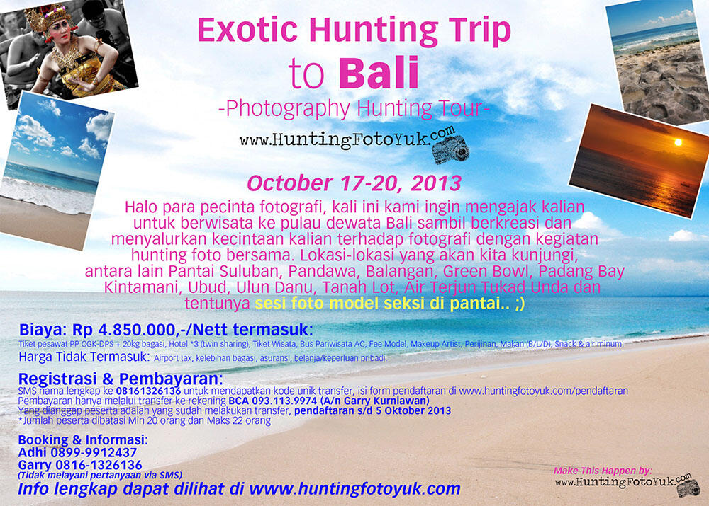 &#91;EVENT HUNTING&#93; Ecotic Hunting Trip to Bali