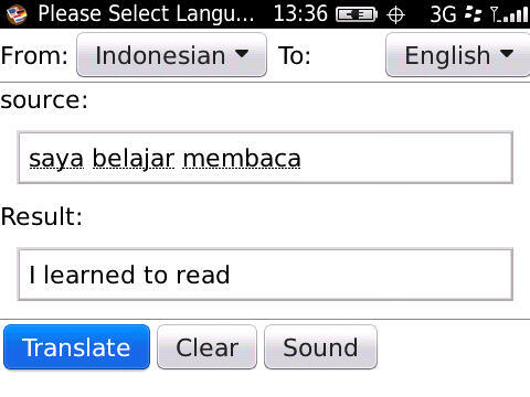 DOWNLOAD APLIKASI TRANSLATOR UNTUK BLACKBERRY