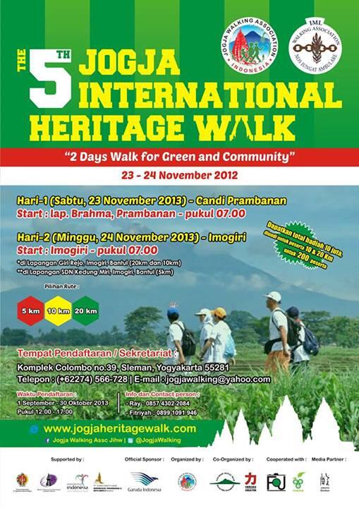 Event Jalan Kaki International di Yogyakarta