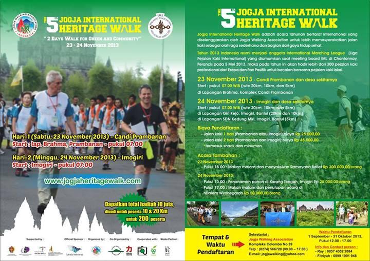 Event Jalan Kaki International di Yogyakarta