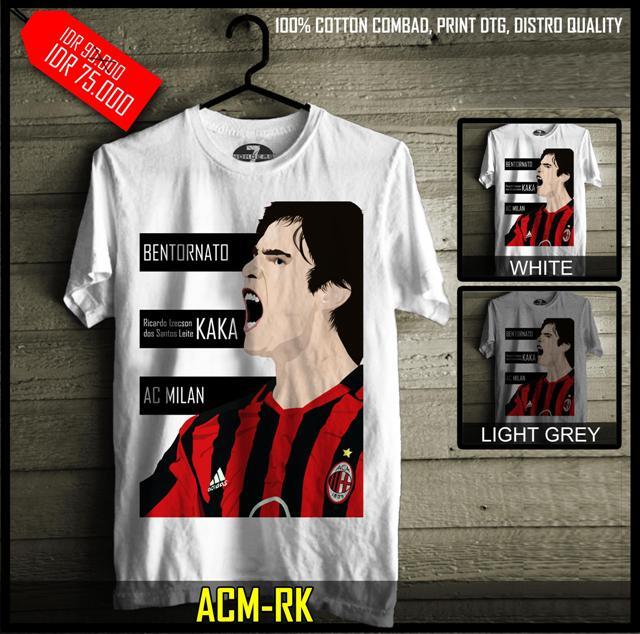 &#91;KATALOG&#93; Kaos Distro Bola | AC MILAN | Ready Stock