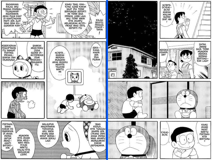 Yuk intip cerita komik terakhir Doraemon, Sangat mengharukan!
