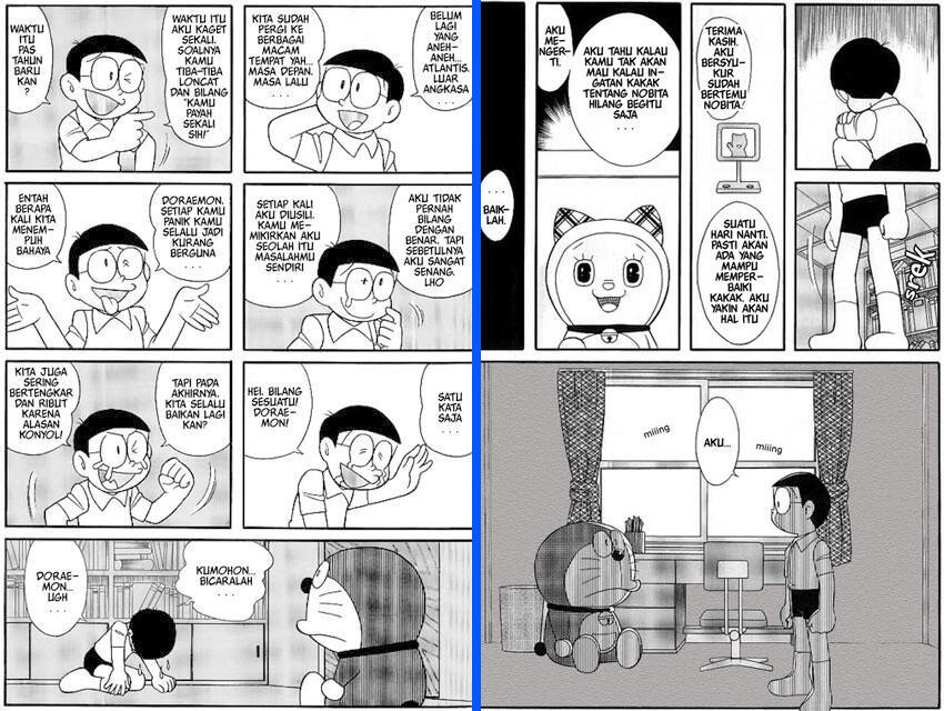 Yuk intip cerita komik terakhir Doraemon, Sangat mengharukan!