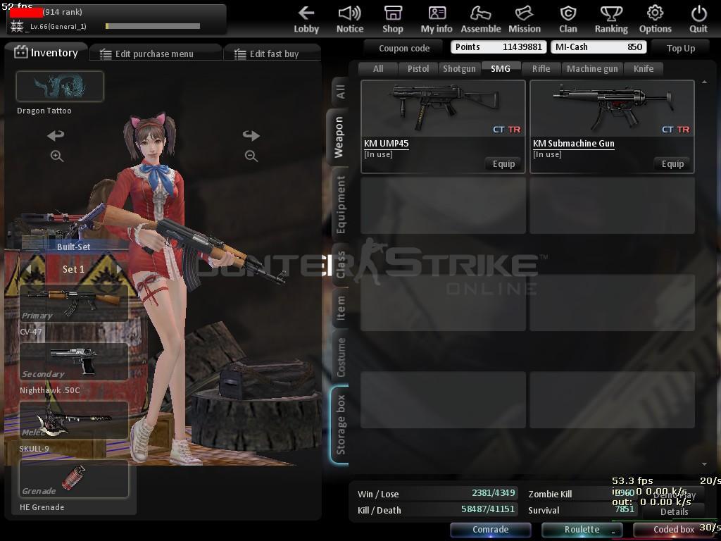 DI JUAL CHAR CSO LvL 66 NO TIPU