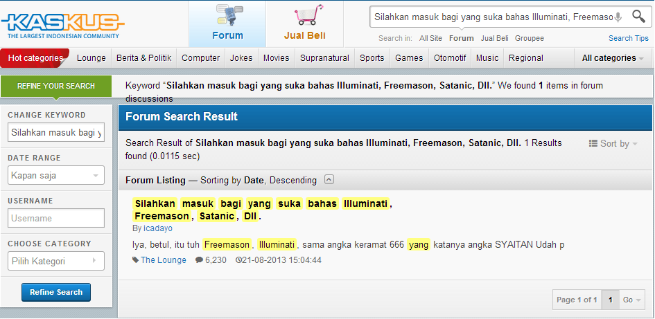 Silahkan masuk bagi yang suka bahas Illuminati, Freemason, Satanic, Dll.